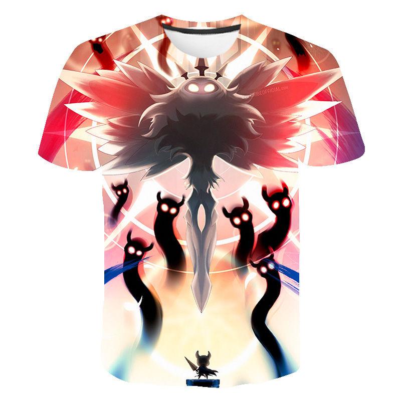 3D Game Hollow Knight Printed T Shirt Kid Fashion Streetwear Short Sleeves Men Hip Hop Tee Shirts Harajuku Clothes T-shirts Tops