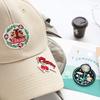 Self-Adhesive Cool Play Time Cloth Sticker Embroidered Clothes Pants Patch Sticker Hand Account Book Tide Brand Hat Decoration Retro Sticker