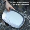 Stainless Steel Serving Plates 10 Inches Dinner Dishes Metal Camping Plate for BBQ Snack