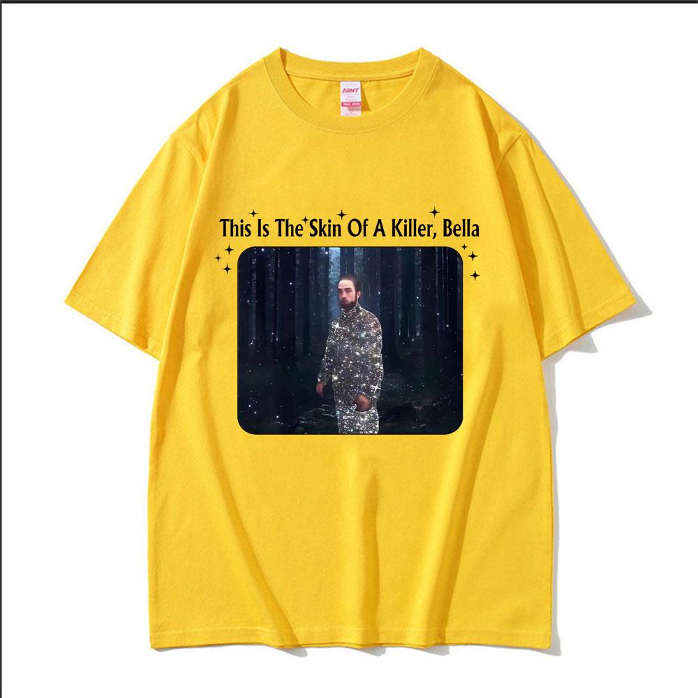 Robert Pattinson TShirts Twilight Saga Funny Print Streetwear Tees Unisex Women Oversized 100 Cotton T Shirt Tops Unisex Clothing