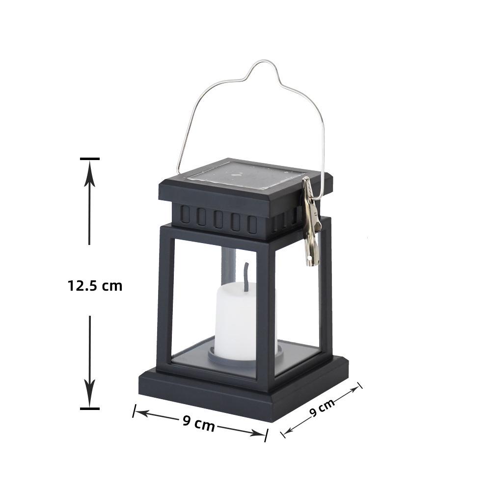 Solar-Powered Hanging Palace Lantern: Decorative Outdoor Courtyard Lamp for Gardens and Patios