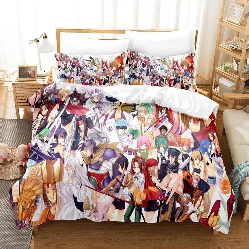 Pohodlný set povlaků na peřinu s anime potiskem, včetně povlaku na peřinu a povlaků na polštáře. Dostupné ve velikostech pro jedno lůžko, dvojlůžko, plné, queen a king. Pro dospělé i děti.