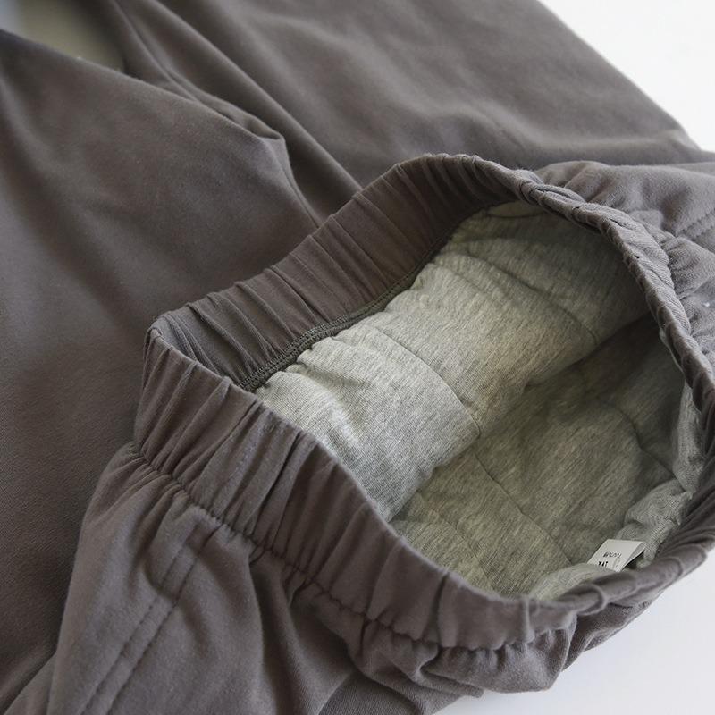 Women's Winter Thickened Warm Pants, Elastic Waist, Home Trousers