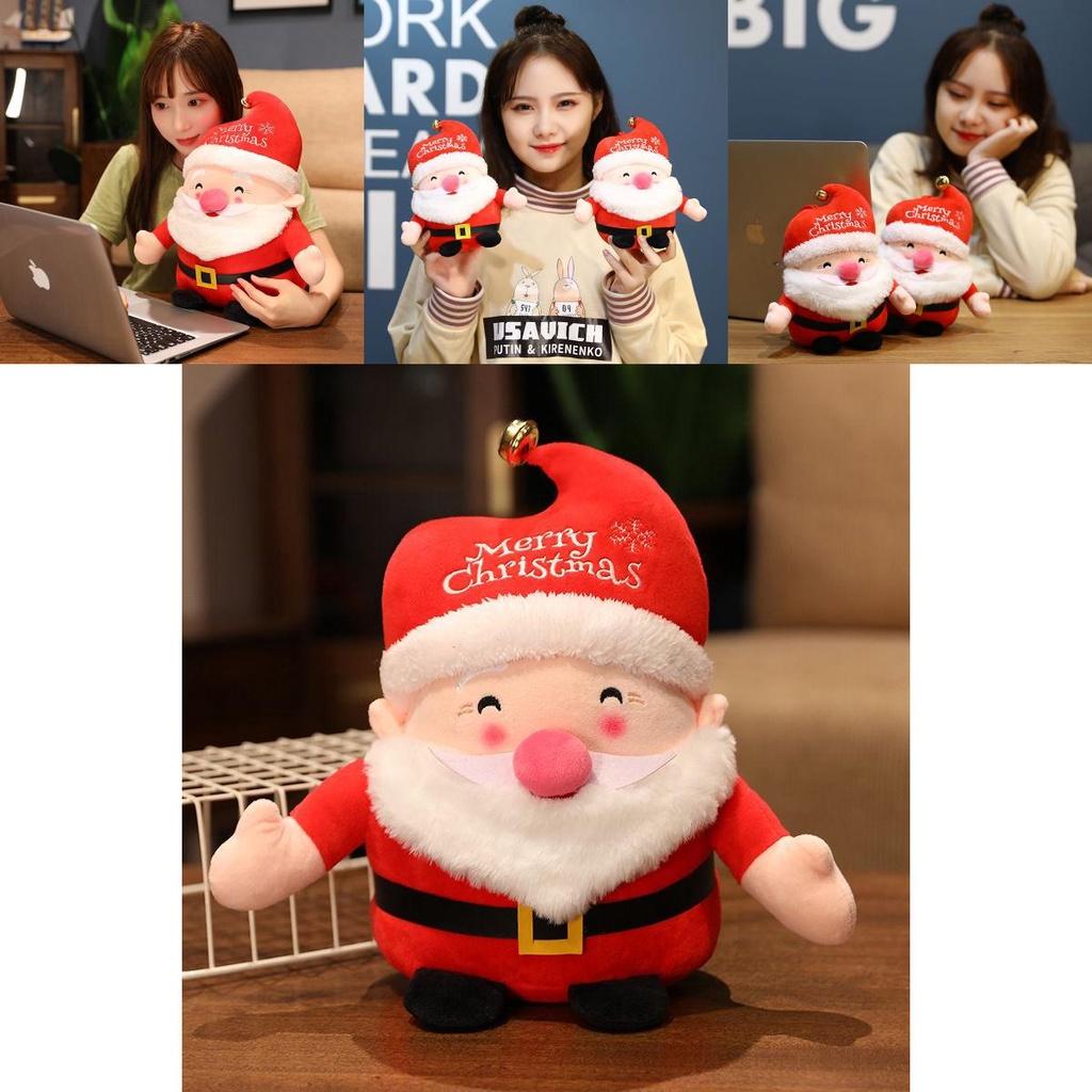 Soft And Adorable 20cm Santa Deer Plush Toy For Christmas Holiday Gifts