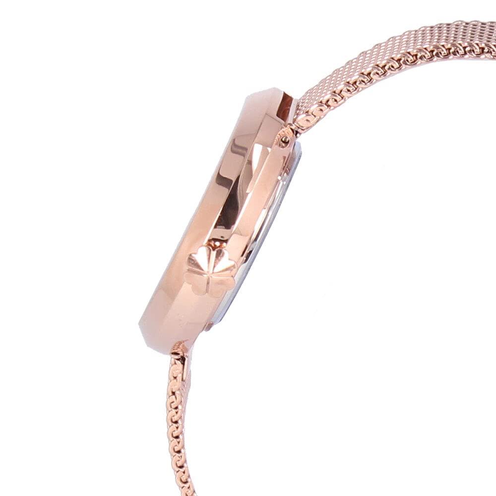 Casio Casio Standard Dress Metal Pink Perfect Gift for Day Watch, Women's Quartz, Mesh, Gold, LTP-E154MPG-4A, Father's [Used]