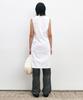 INSILENCE WOMEN Asymmetrical Cotton Dress White