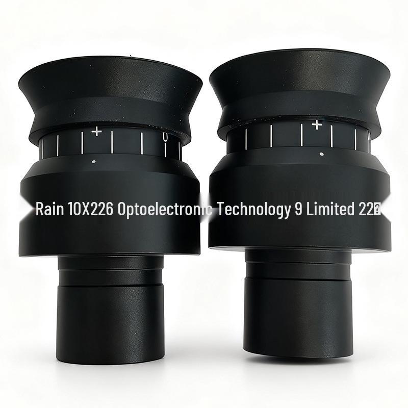 Biological Microscope with WF10X High Eyepoint Wide-Angle Eyepiece, 22MM FoV, 23.2MM Interface, Field of View Adjustable.