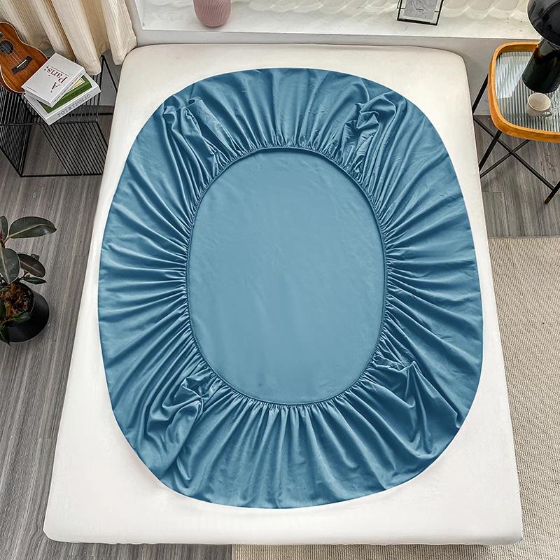 Sheets Couple Flexible Fitted Sheet Microfiber Ultra-Soft Hospitality Luxury Mattresses Cover Queen Single King Dimension Double Bed