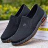 Stoffen schoenen heren enkellaarsjes lente zomer herfst ademend antislip papa rijlaarzen casual schoenen
