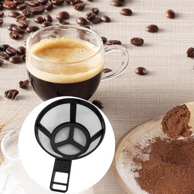 Reusable Coffee Pot Filter Holder Dripper Mesh Basket with Handle Kitchen Gadgets Tools
