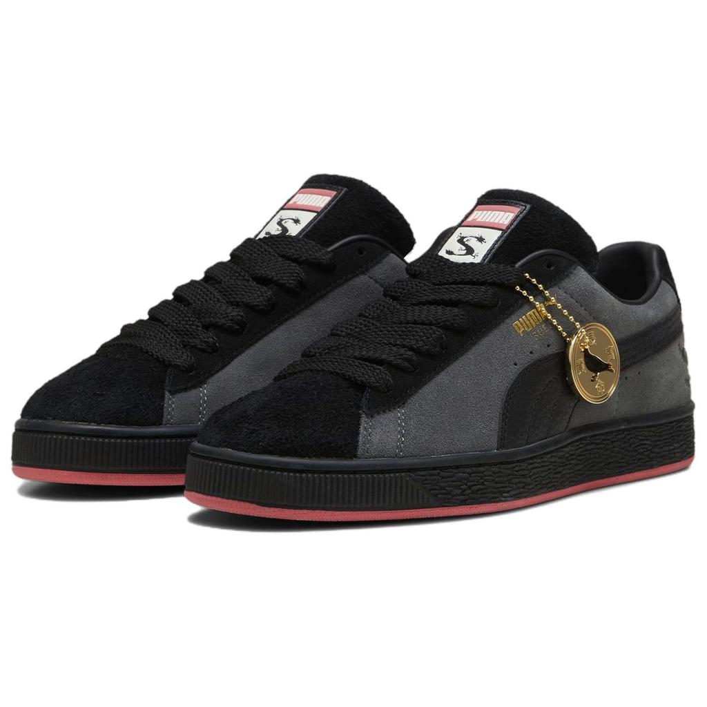 Puma Jeff Staple x Suede Year of the Dragon Men Sneakers Black Shadow-Grey 396253-01