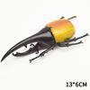 6pcs /set 13cm Simulation Beetle Toys Special Lifelike Simulation Insect Toy Nursery Teaching Aids Joke Toys