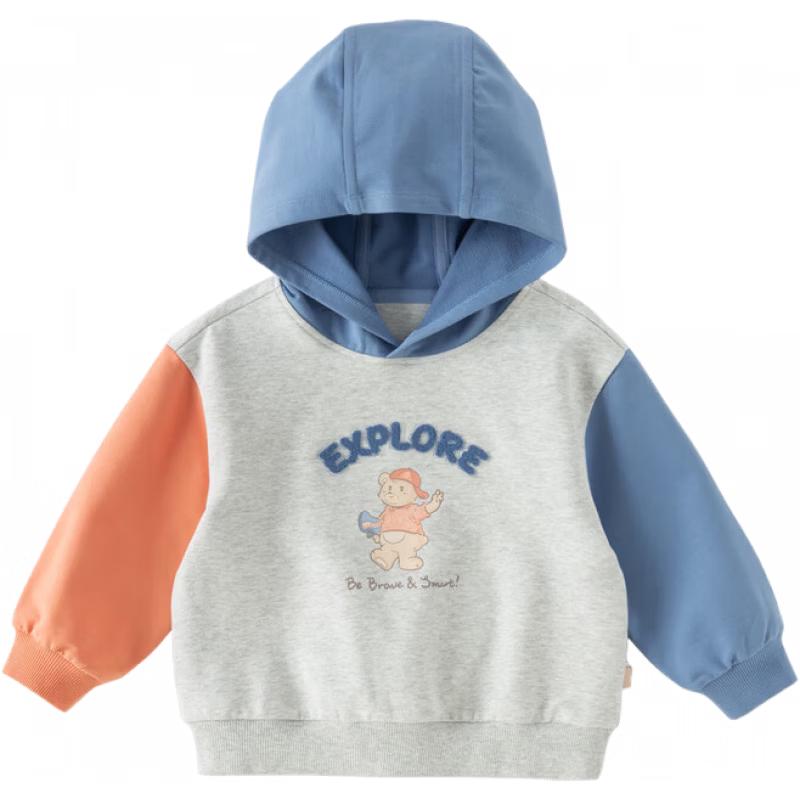 DAVE&BELLA Boys  Color Block Hooded Sweatshirt 100 cm