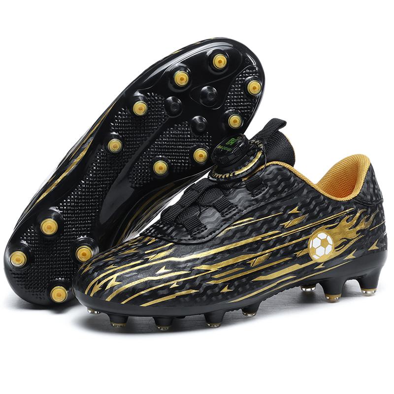 2026 Kids Soccer Football Boots FG Cleats Unisex School Training Non-Slip Breathable Outdoor Athletic Shoes for Boys Girls