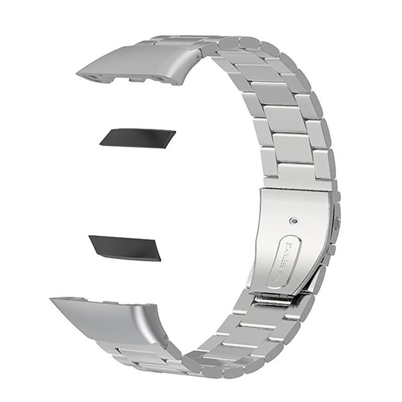 Premium Stainless Steel 3 Beads Accurate Cutting Process Replacement Bracelet Wristband Watch Band for Huawei Honor 6/Huawei Band 6