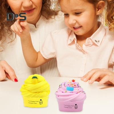 Butter-Schleim-Set für Kinder, Stressabbau-Spielzeug, 50 ml, weicher, flauschiger Schleim für lustige Spielzeiten, Stressabbau-Schleim, Großpackung zum Füllen von Ostereiern