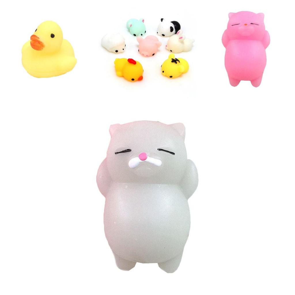 Cute Mochi Squishy Animals Mini Toy For Stress Relief And Venting
