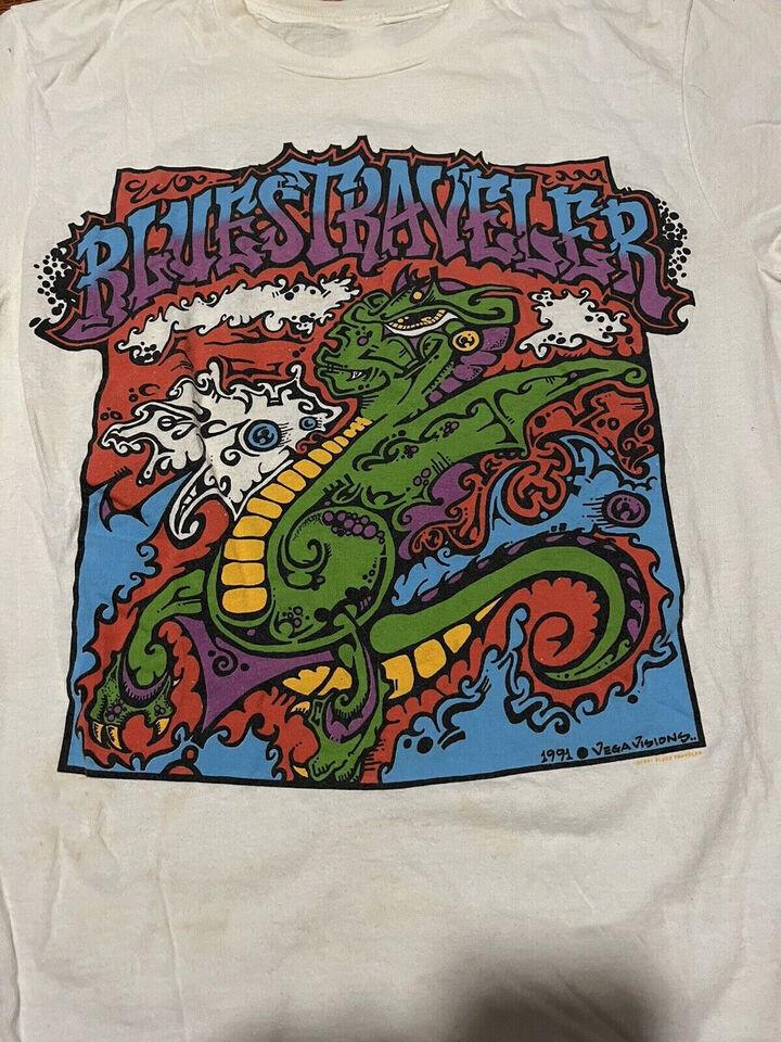 Blues Traveler Gift For Fans White T-Shirt Cotton All Size Unisex T-Shirt XXXXL