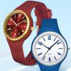 Women Quartz Watch Simple Dial Silicone Strap Waterproof Luminous Display Student Wristwatch