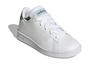 Adidas Neo ADVANTAGE Abrasion Resistant Low top Kids' Skateboarding Shoes White Green Kids' GY6995