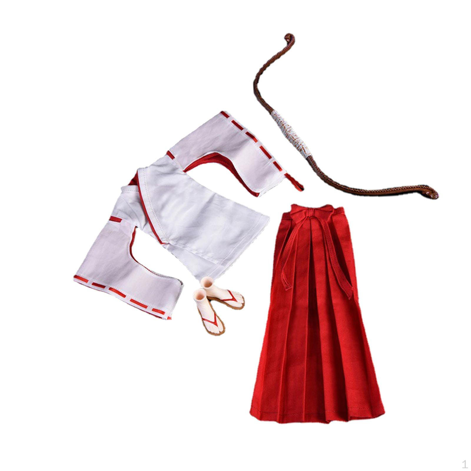 

4x 1/6 масштаб костюм ведьмы миниатюрная одежда кукольная одежда ручной работы с юбкой обувью бантом для 12 дюймов