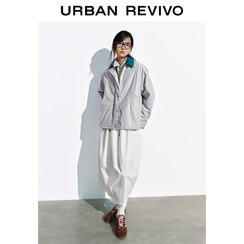 

Женская стеганая куртка UR с вышивкой и цветными блоками S