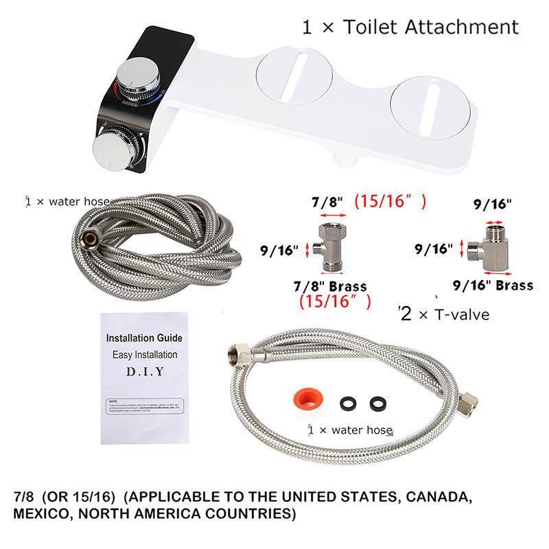 

3 модели биде унитаз насадка одинарная холодная вода для сиденья унитаза самоочищающееся давление воды биде унитаз сиденье 7/8