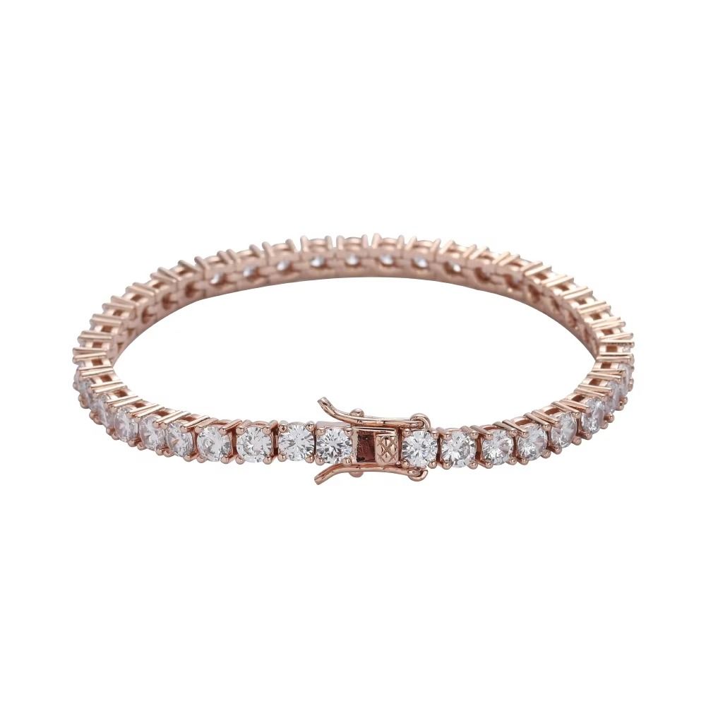 Luxury Zircon Crystal Bracelet European and American Women's Hand Bracelet  Valentine's Day Gift
