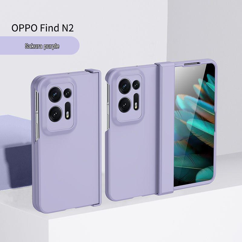 OPPO Find N2 Flip Protective Case: Ultra-Thin, Foldable, Anti-Drop, Cross Pattern Cover for Men & Women