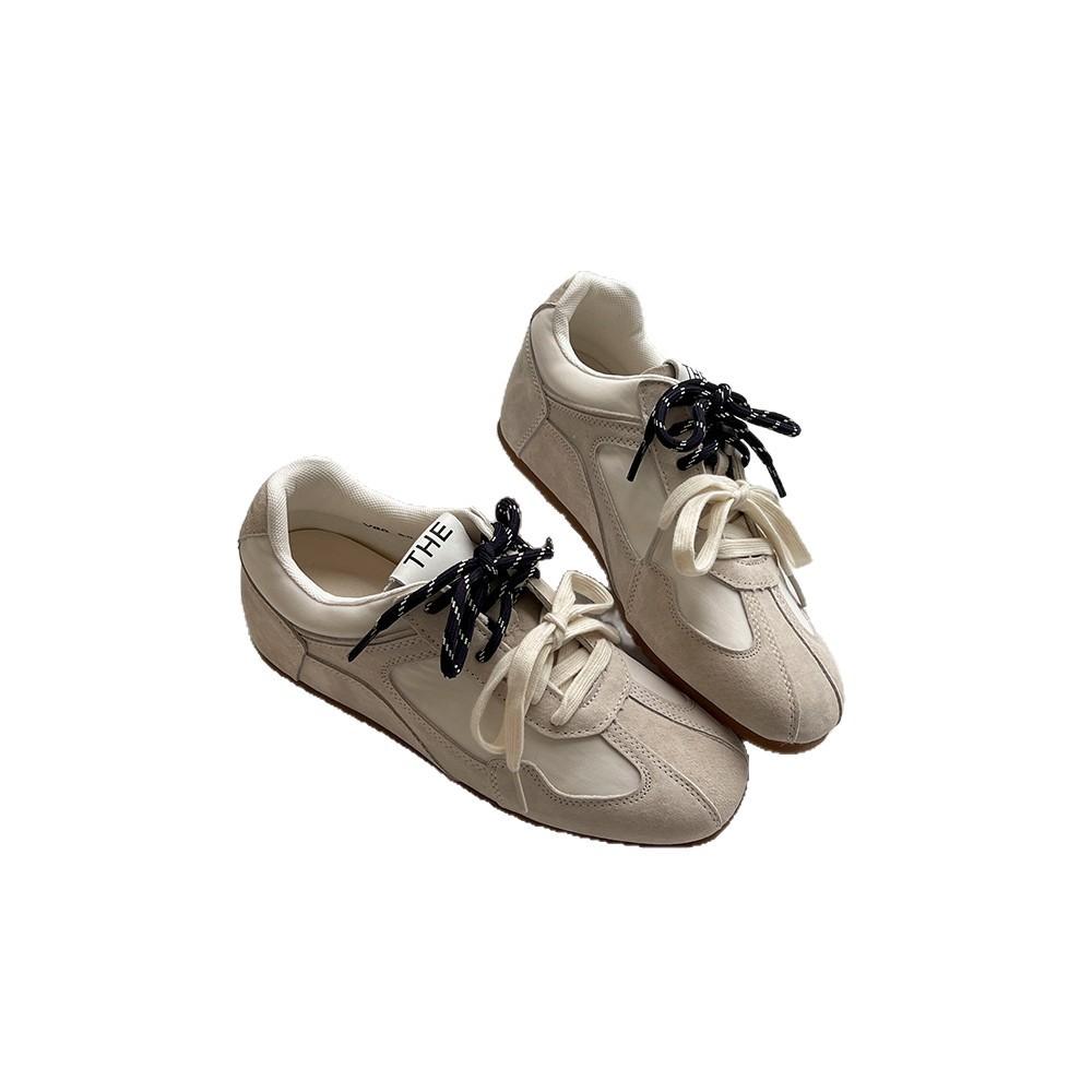 Blaue Schrankversion~ unsichtbare innere Höhenerhöhung 5CM flachboden-Freizeitschuhe für Damen 2025 Herbst neue Retro-Farbabstimmung Deutsches Traini