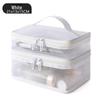 Manle Island Double-Layer Mesh Cosmetic & Toiletry Bag