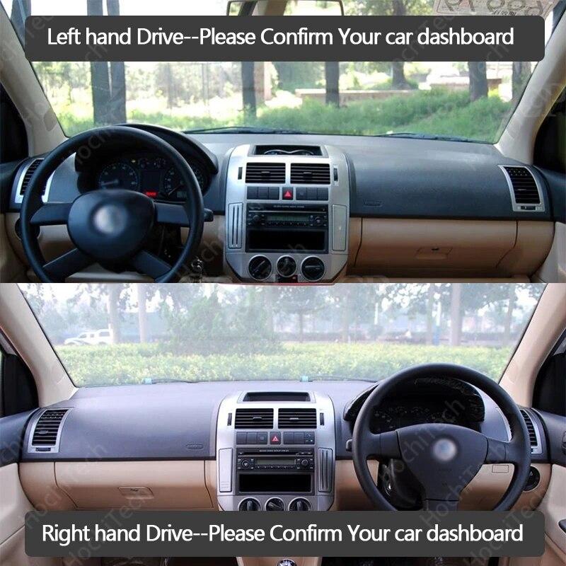 Für Volkswagen VW POLO MK4 2002 ~ 2008 9N 9N3 Dashmats Auto-styling Zubehör Dashboard Abdeckung Pad Teppich sonnenschirm