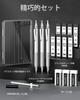 Four Candies Mechanical Pencil Set with 3 Metal Artist 480 HB for and Drafting Silver 0.5mm Case, Pencils, Leads, Eraser, Engineering, Art, Writing, -