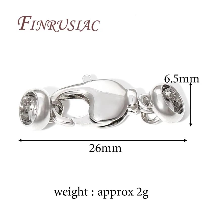 18K Gold Plated Connector Clasps For Pearl Bracelet Necklace Making,Beads End Caps Fastener Clasps DIY Handmade Jewelry Findings