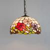 Nordic Rural Style Roses Tulip Chandelier Kitchen Dining Room Hallway Handmade Glass Chandelier Indoor Home Decor Lamp