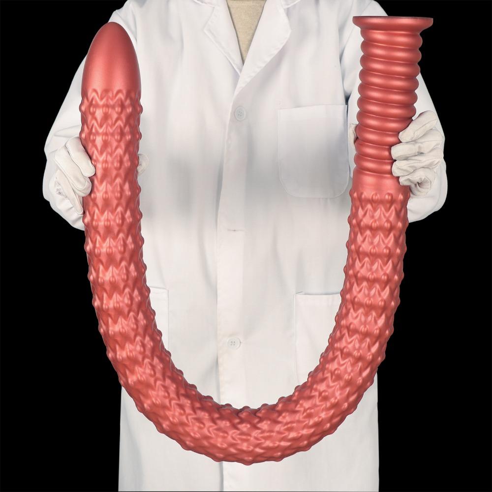 Extra Long Deep Anal Plug Threaded Silicone Anal Trainer for Men Women Personal Use