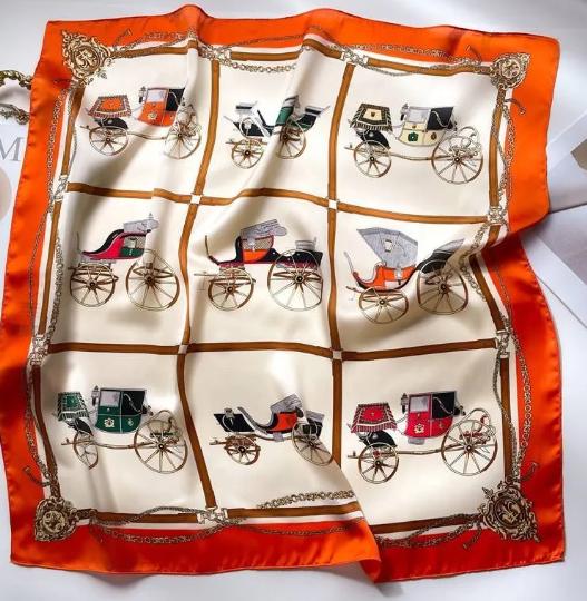 

Великолепные бусины, шарф с круглым кольцом, женские аксессуары для шарфов, ожерелье, этнический шарф One Size оранжевый