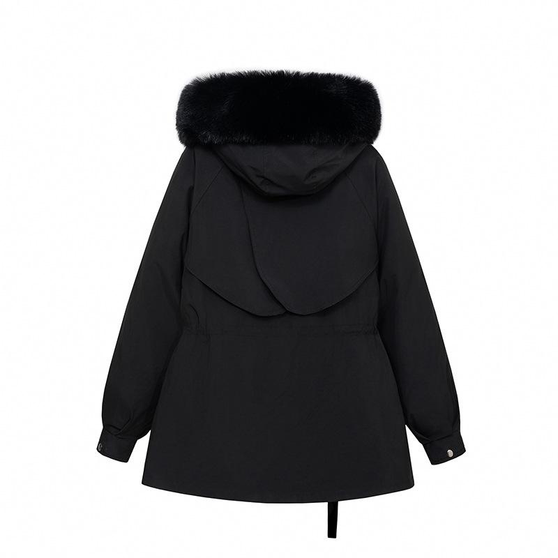 Pie Overcomes Cotton-padded Women's Winter Year New Big Fur Collar Women's Pie Overcomes Fashion Versatile Jacket