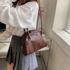 Elegant Soft PU Tote Bag Anti-splash Water Solid Color Shoulder Bag Square Underarm Bag  Women