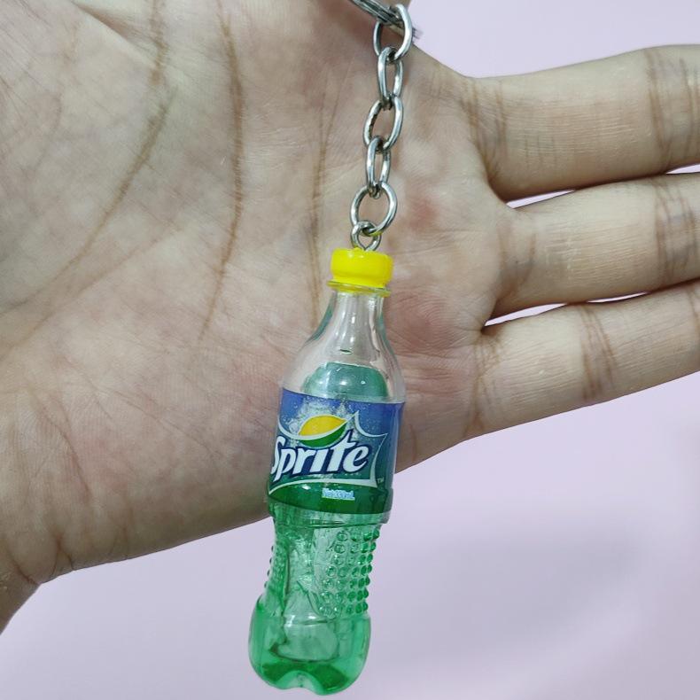 3D Soda Can Keychain: Cola & Fanta Bottle DIY Bag Pendant