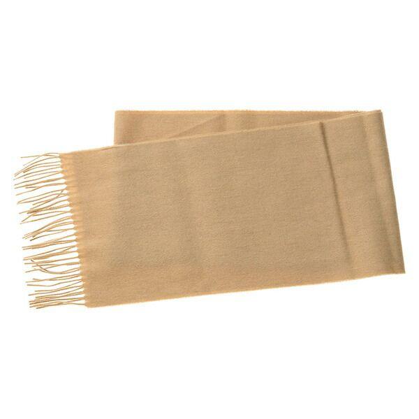 Used New Paul Smith Muffler/Stole Lambswool Scarf Camel