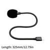 USB/Type C Microphone 360 Degree Adjustable Gooseneck Noise Canceling Technology External Gaming Microphone