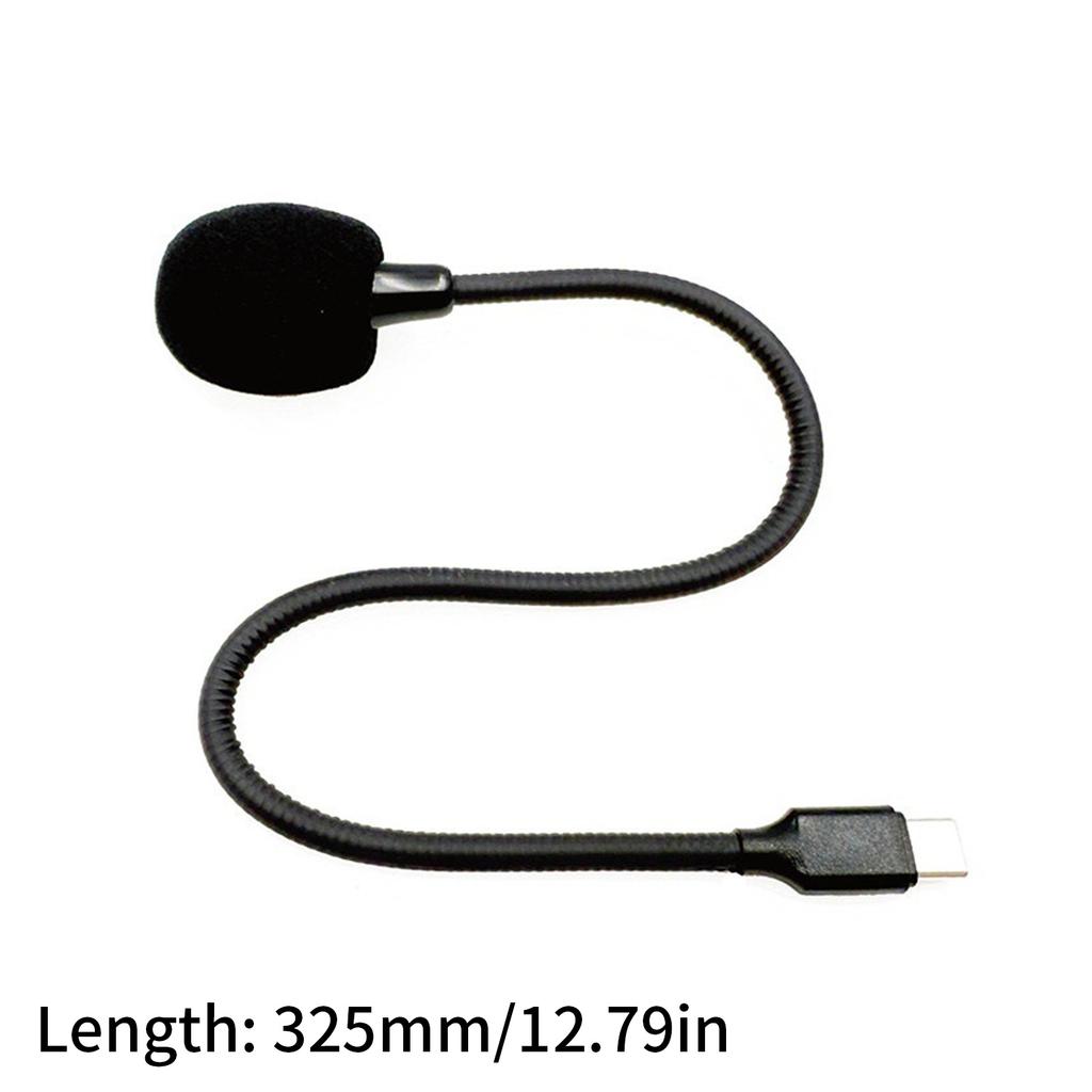 USB/Type C Microphone 360 Degree Adjustable Gooseneck Noise Canceling Technology External Gaming Microphone