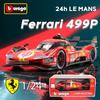 Bburago 1:24 Ferrari 499P #83#51 330 488 250 FXXK 458 Alloy Vehicle Car Model Toy Collection Gift Multiple Styles To Choose From