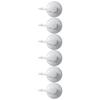 6PCS Strong Vacuum Wall Hook Towel Hook Plastic Self Adhesive Suction Cup for Kitchen Bathroom