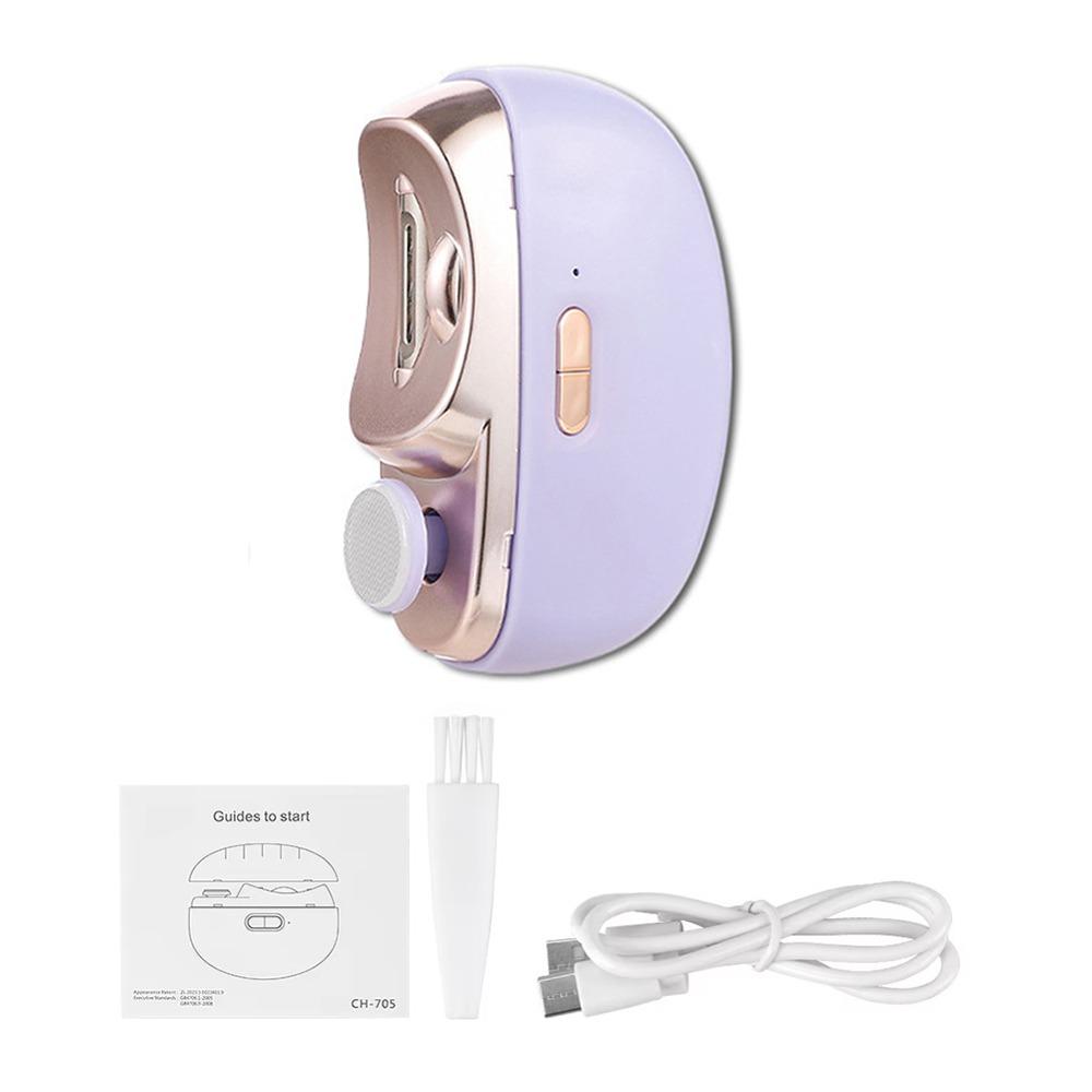 2 Speed Electric Nail Clipper Double Head Grinder Manicure Cutter Trimming Polishing Tools  Toe