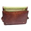 Large Vintage Leather Messenger Bag Satchel Leather Men's Briefcase Laptop