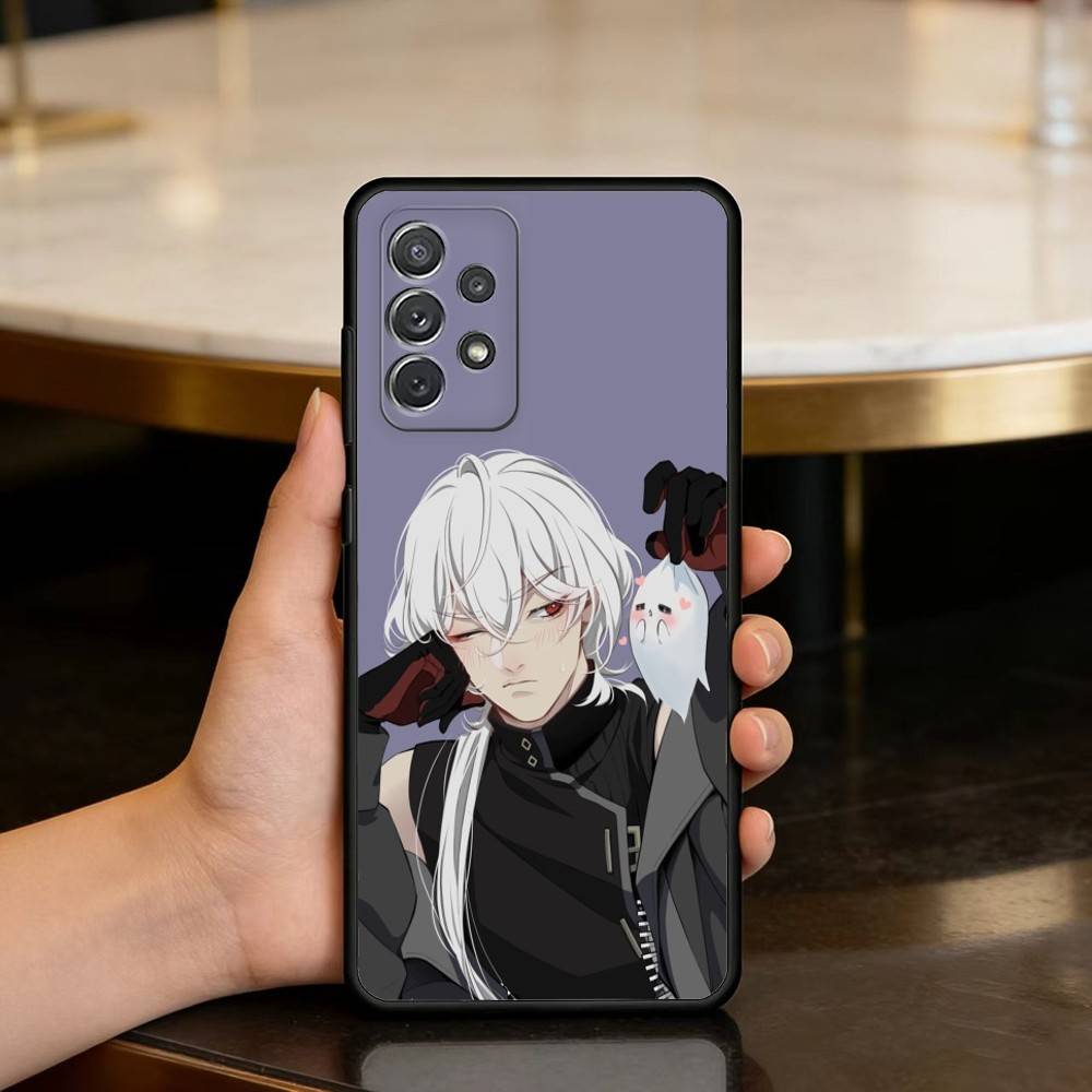 Game D-Date With Death Phone Case For Samsung Galaxy A73,A72,A71,A70,A53,A52,A51,Soft Silicone Black Cover