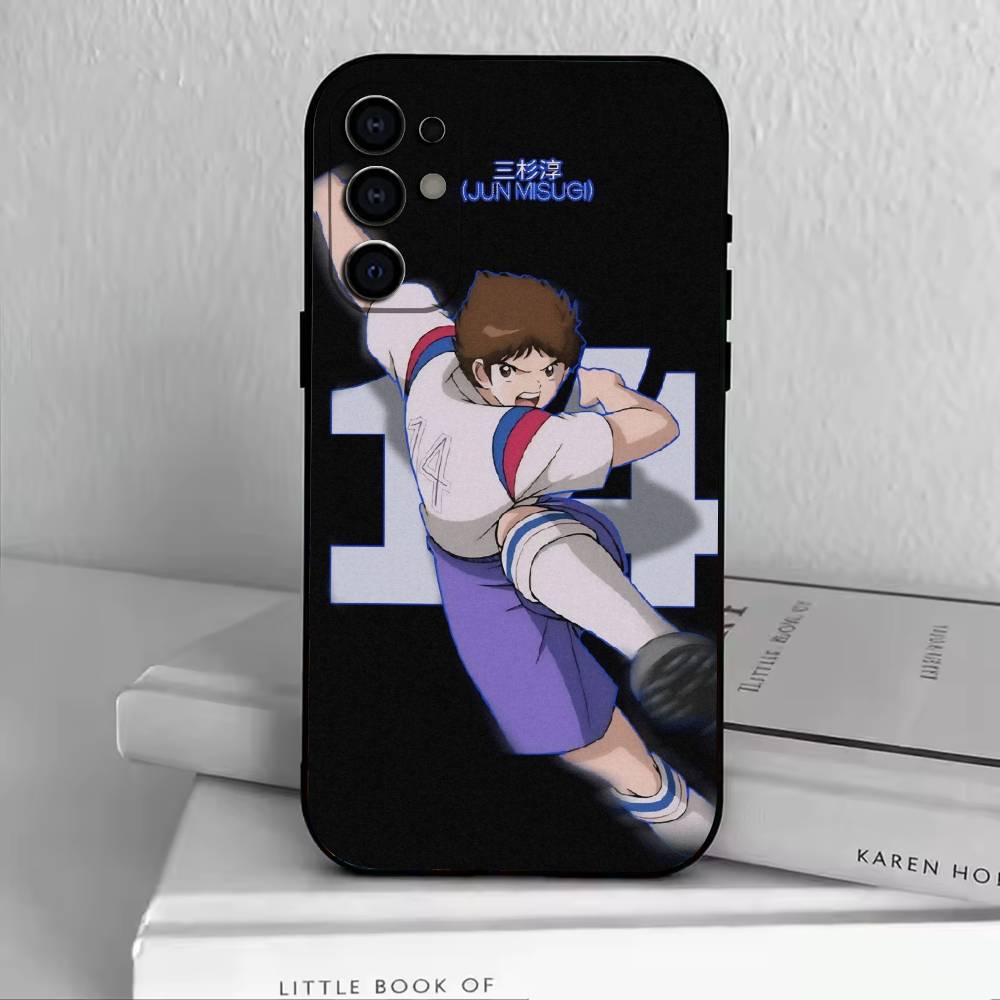 C-Captain Tsubasa A-Anime  Phone Case For Samsung S25,S24,S21,S22,S23,S30,Ultra,S20,Plus,Fe,Lite,Note,10,Black Cover