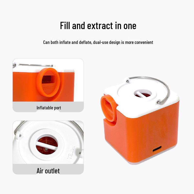 Ani Bear Outdoor Electric Pump for Air Mattress and Tent Inflation, Deflation, and Portable Lighting